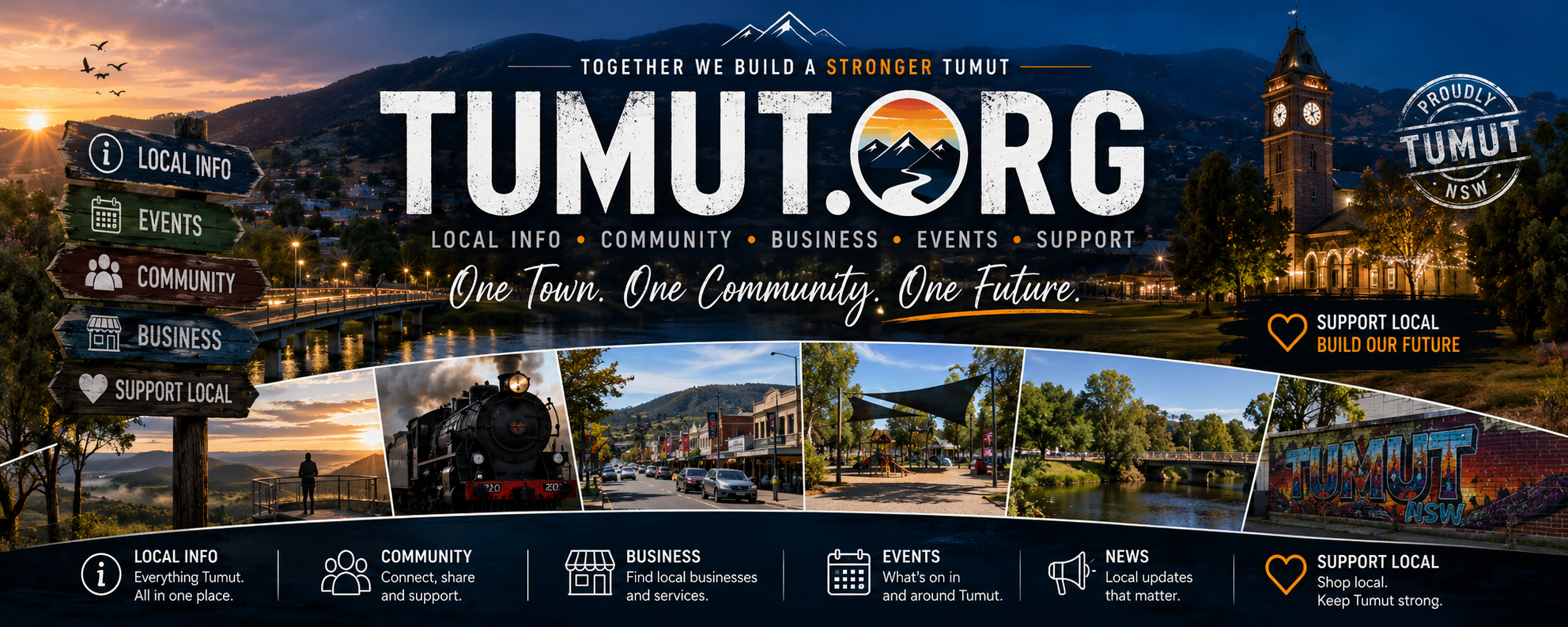 Tumut.org community and visitor hub for Tumut NSW 2720
